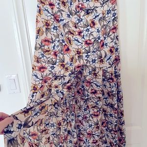 Maxi floral skirt